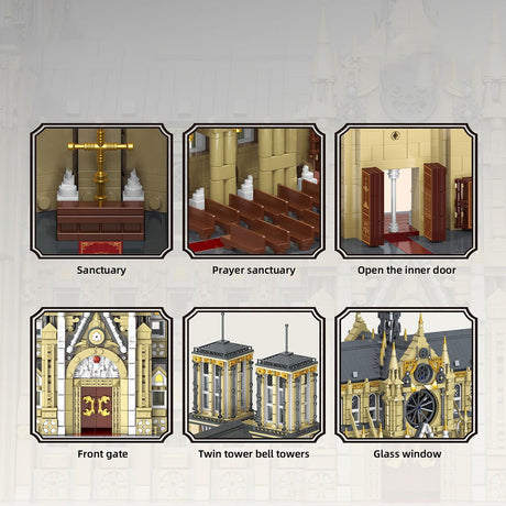 Kathedrale Notre Dame Klemmbausteine - LesDiy - Klemmbausteine