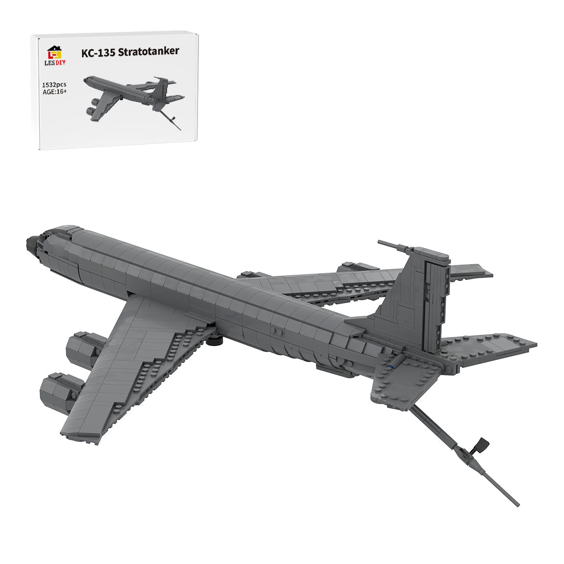 KC - 135 Stratotanker Model Kit Air Refueling Aircraft Military Klemmbausteine - LesDiy - Klemmbausteine