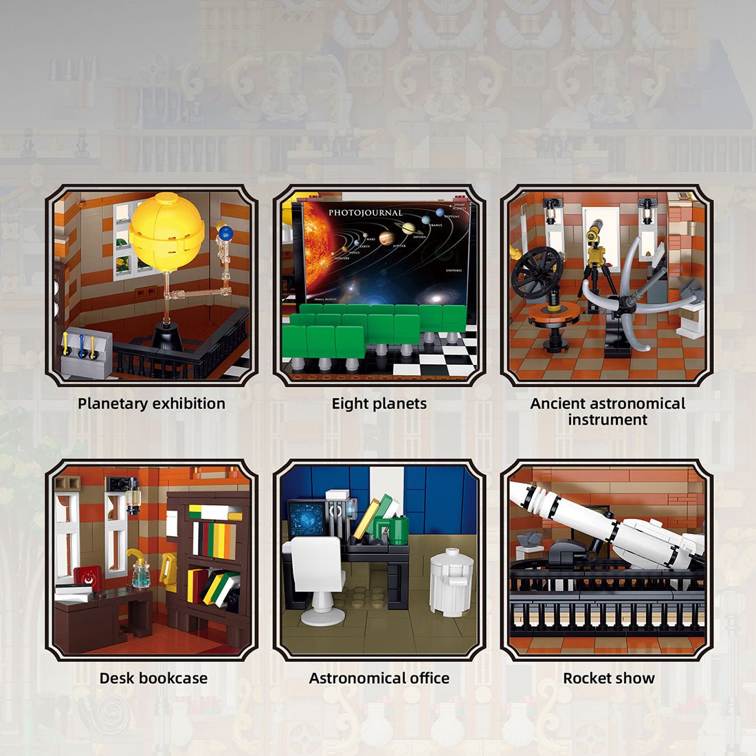 Königliches Astronomiemuseum Klemmbausteine - LesDiy - Klemmbausteine