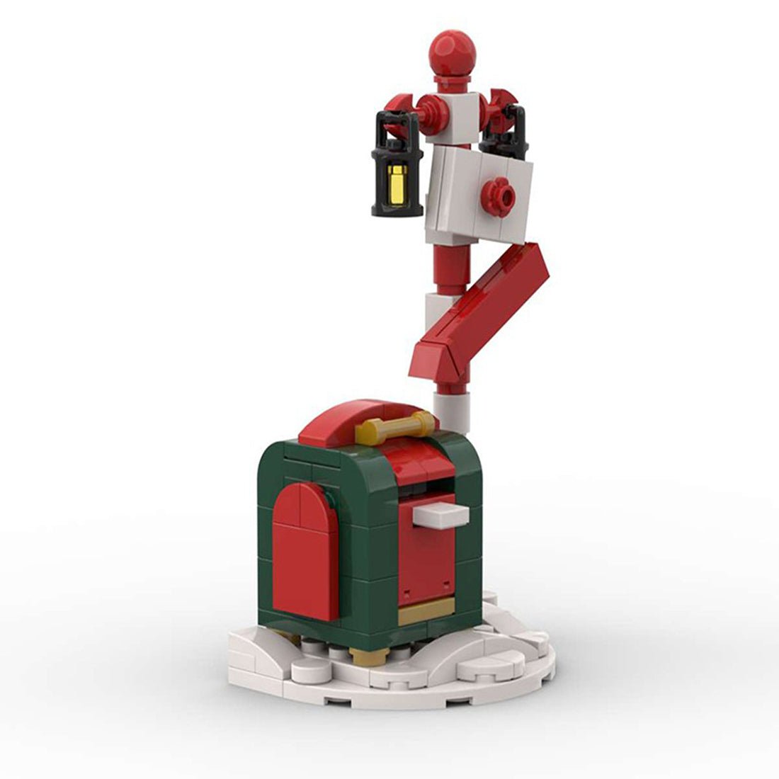 Kreativer Weihnachtsbriefkasten Klemmbausteine - LesDiy - Klemmbausteine