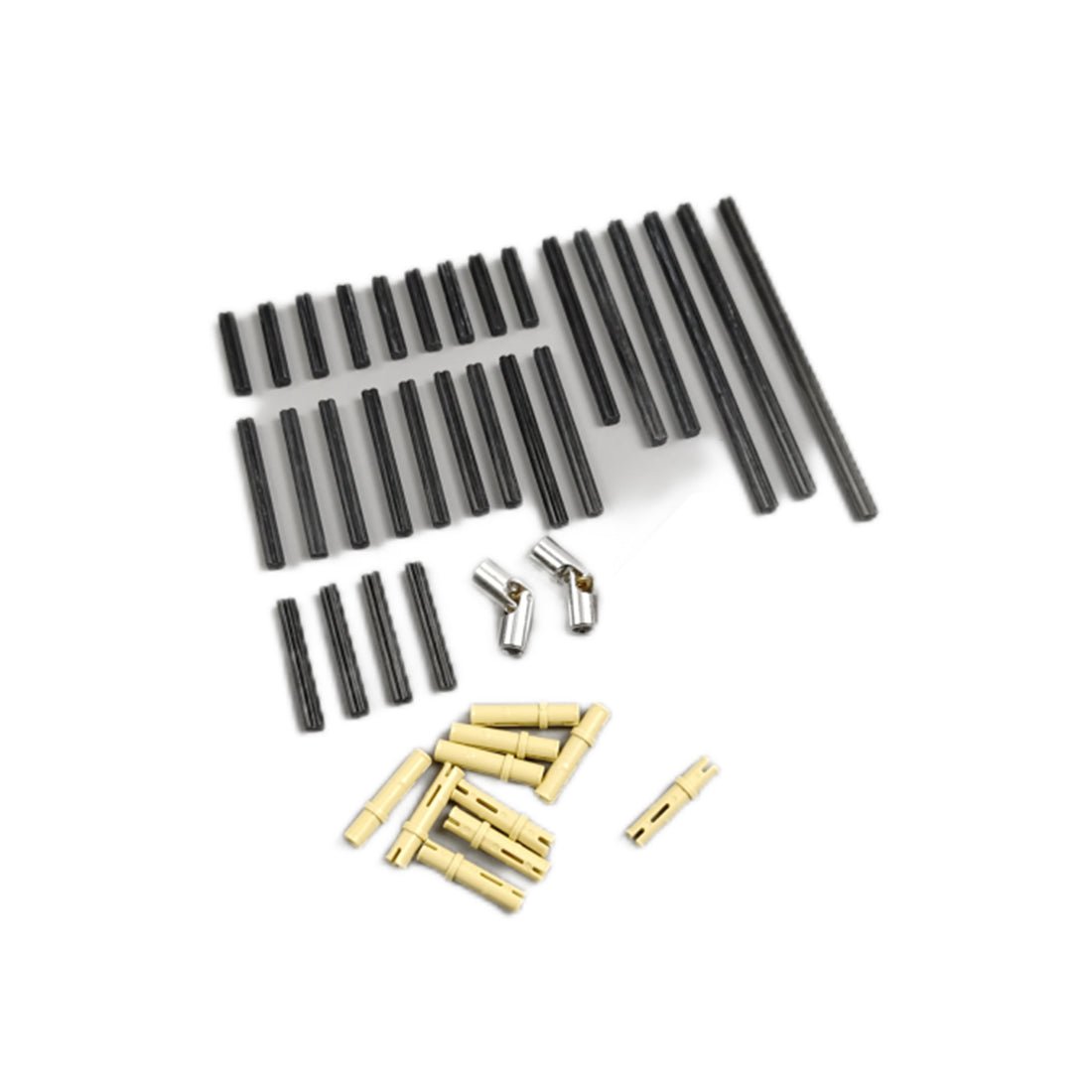 Kreuzgelenk aus Metall + Querachse aus Kohlefaser - LesDiy -