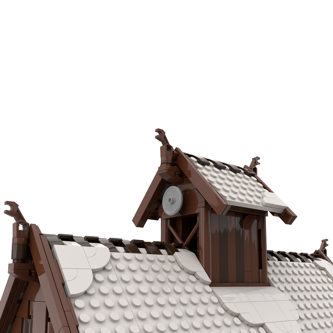 MOC - 104429 Winter Viking God House Klemmbausteine - LesDiy - Klemmbausteine