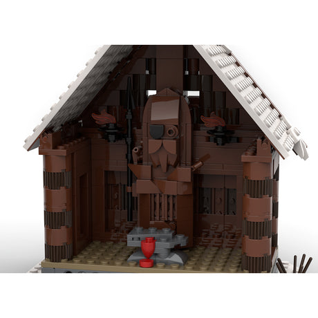 MOC - 104429 Winter Viking God House Klemmbausteine - LesDiy - Klemmbausteine