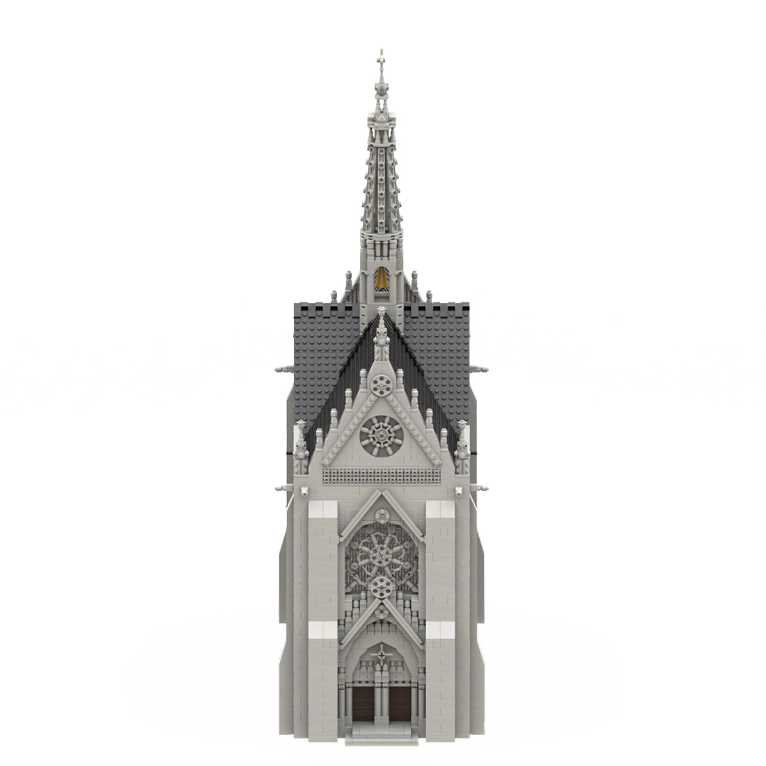 MOC - 165277 Gothic Cathedral Module 2 - Cross Klemmbausteine - LesDiy - Klemmbausteine