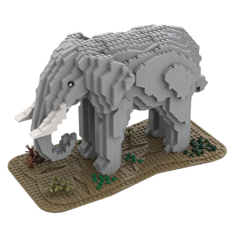 MOC - 93606 Elephant Klemmbausteine - LesDiy - Klemmbausteine