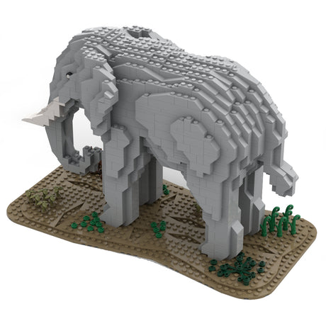 MOC - 93606 Elephant Klemmbausteine - LesDiy - Klemmbausteine