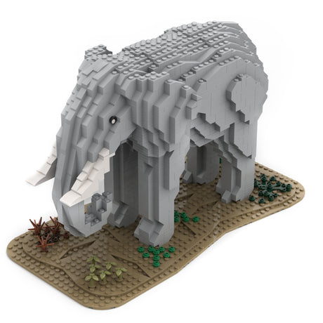 MOC - 93606 Elephant Klemmbausteine - LesDiy - Klemmbausteine