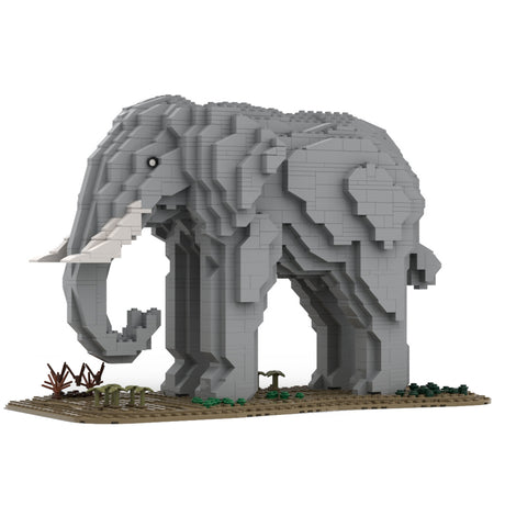 MOC - 93606 Elephant Klemmbausteine - LesDiy - Klemmbausteine