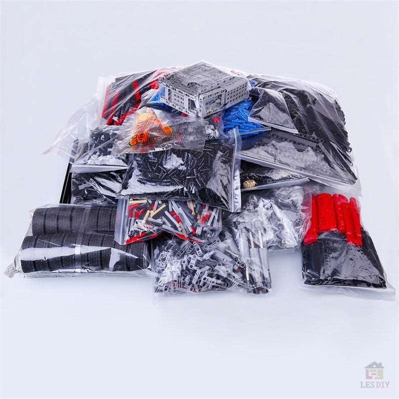 Liebherr LTM1750 Kran V3.0 mit 12 Motoren Klemmbausteine - LesDiy - Klemmbausteine