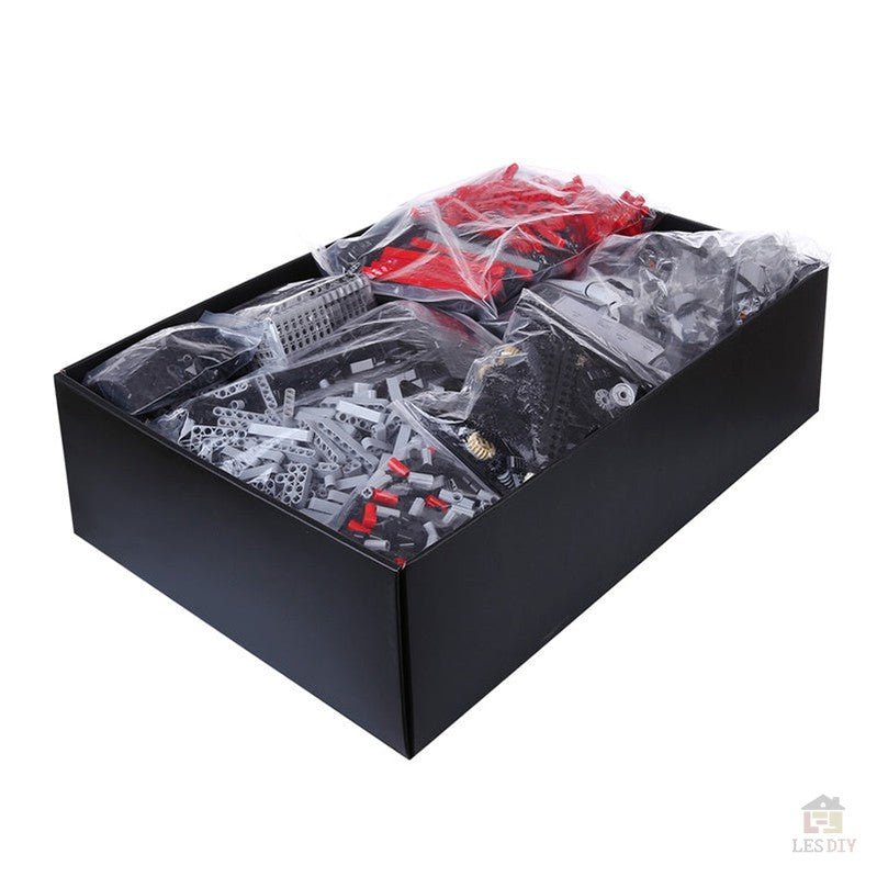 Liebherr LTM1750 Kran V3.0 mit 12 Motoren Klemmbausteine - LesDiy - Klemmbausteine