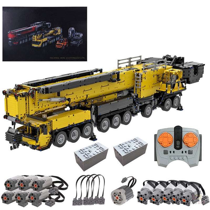 Liebherr LTM1750 Kran V3.0 mit 12 Motoren Klemmbausteine - LesDiy - Klemmbausteine