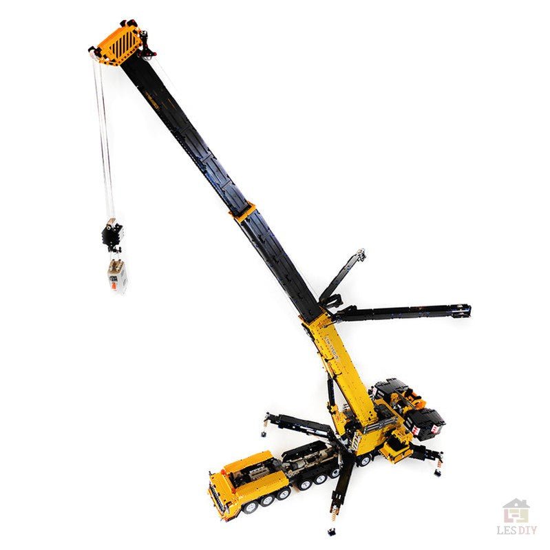 Liebherr LTM1750 Kran V3.0 mit 12 Motoren Klemmbausteine - LesDiy - Klemmbausteine