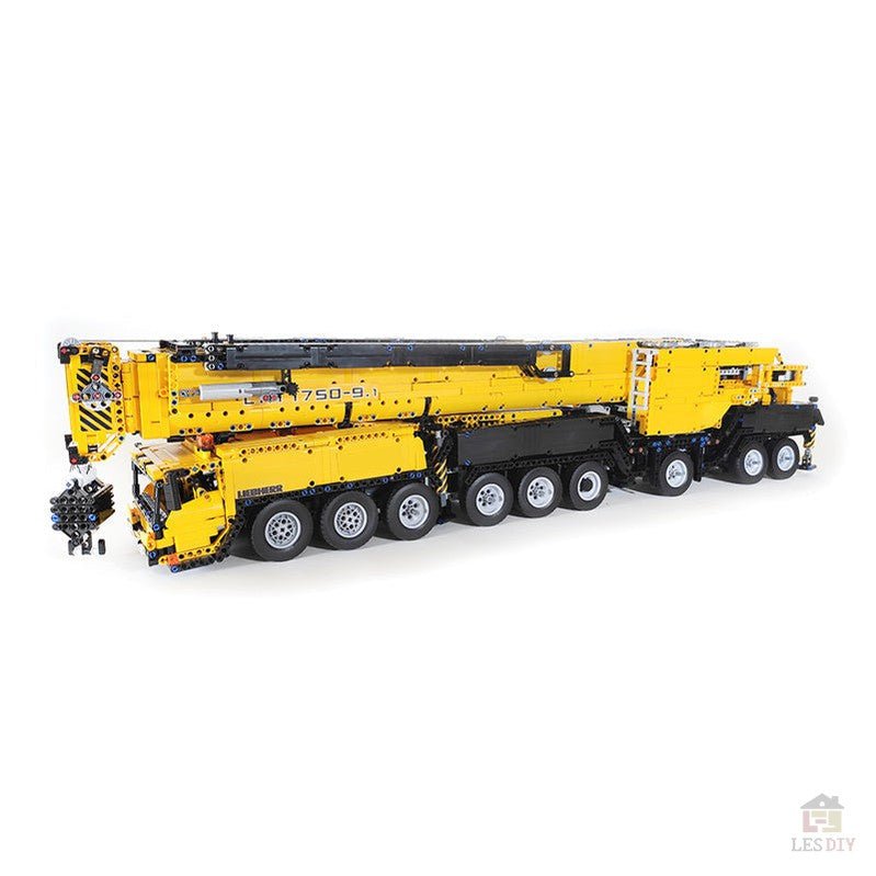 Liebherr LTM1750 Kran V3.0 mit 12 Motoren Klemmbausteine - LesDiy - Klemmbausteine