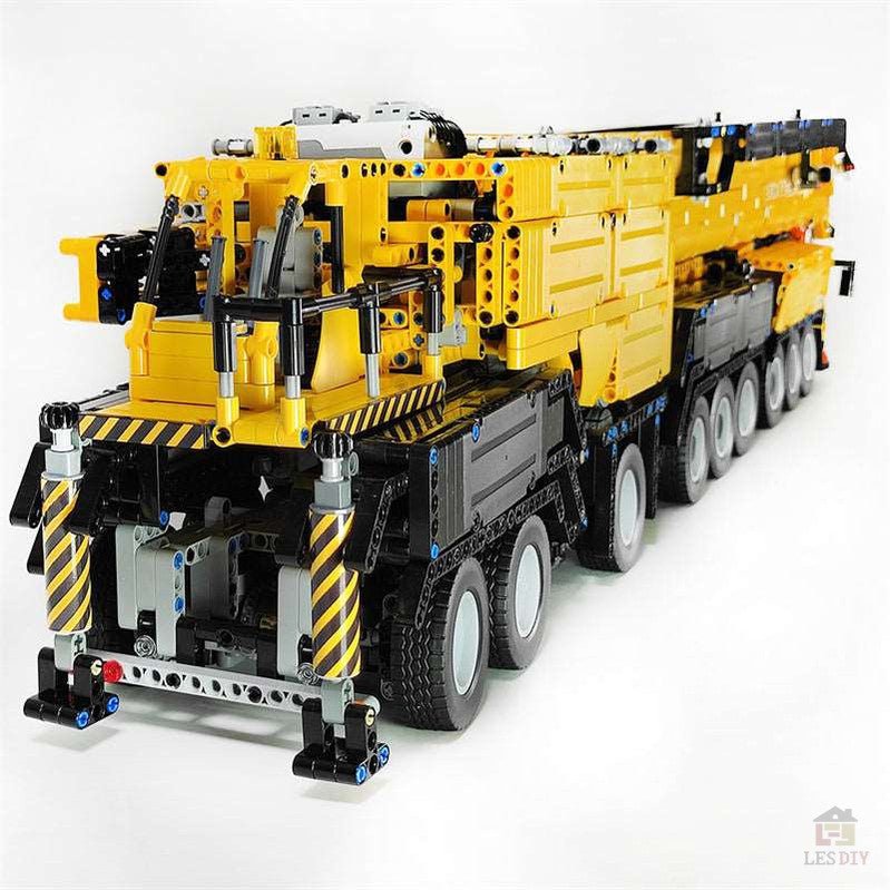 Liebherr LTM1750 Kran V3.0 mit 12 Motoren Klemmbausteine - LesDiy - Klemmbausteine