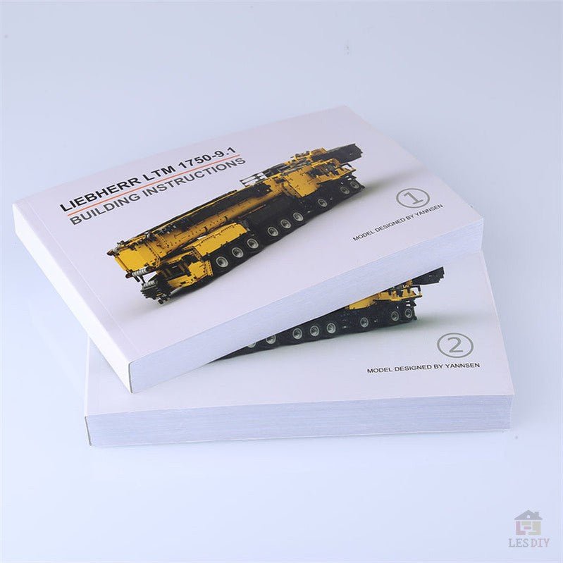 Liebherr LTM1750 Kran V3.0 mit 12 Motoren Klemmbausteine - LesDiy - Klemmbausteine