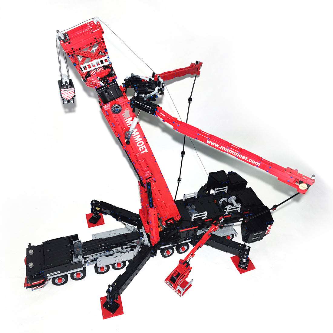 LTM11200 14 Motor Ultra Large RC Engineering Crane Klemmbausteine - LesDiy - Klemmbausteine