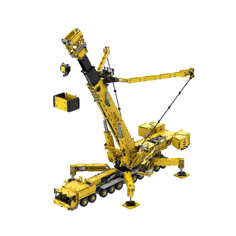 LTM11200 v2.0 Ingenieurkran mit 14 Motoren Klemmbausteine - LesDiy - Klemmbausteine