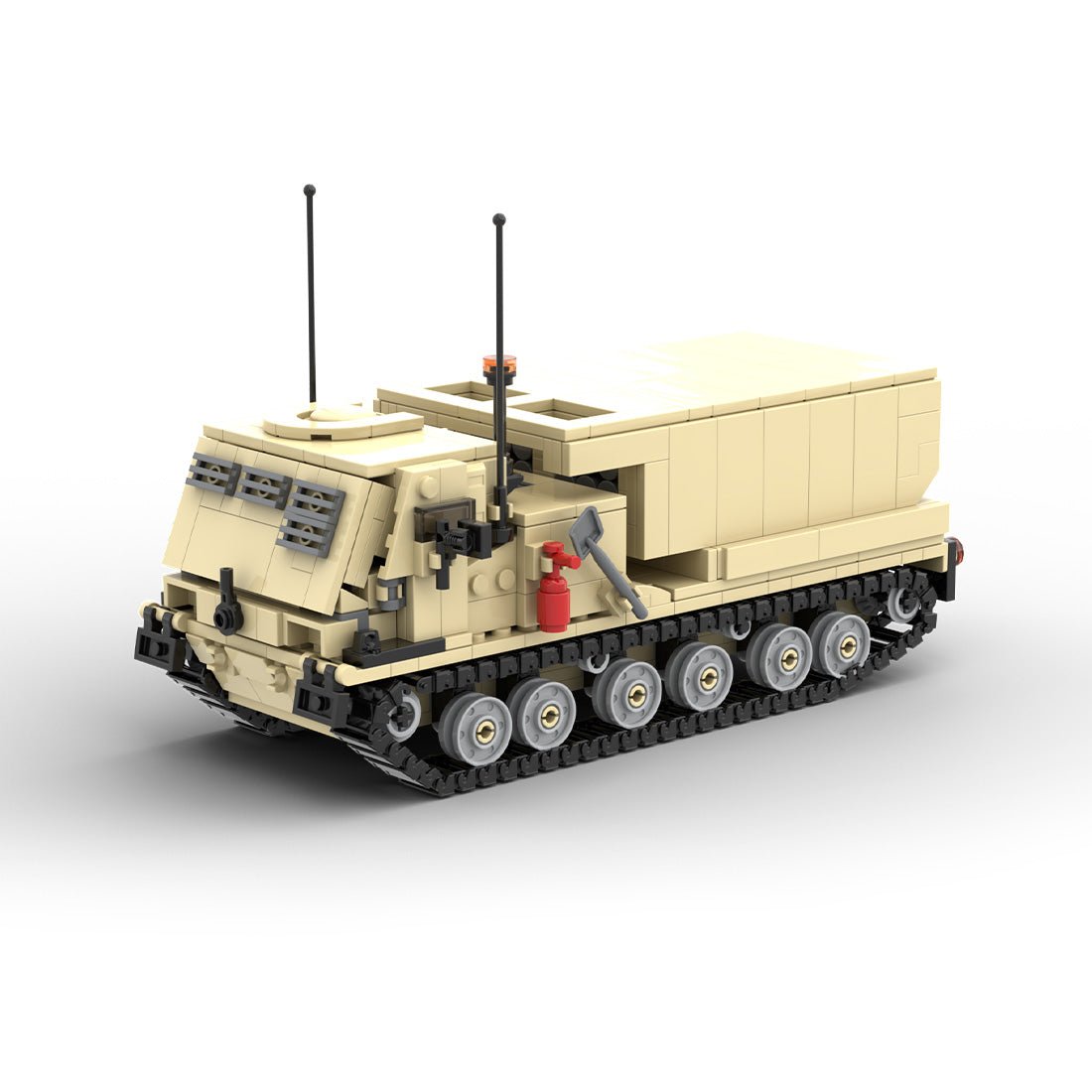 M270 Multiple Launch Rocket Armored Vehicle Klemmbausteine - LesDiy - Klemmbausteine