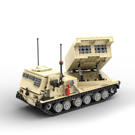 M270 Multiple Launch Rocket Armored Vehicle Klemmbausteine - LesDiy - Klemmbausteine
