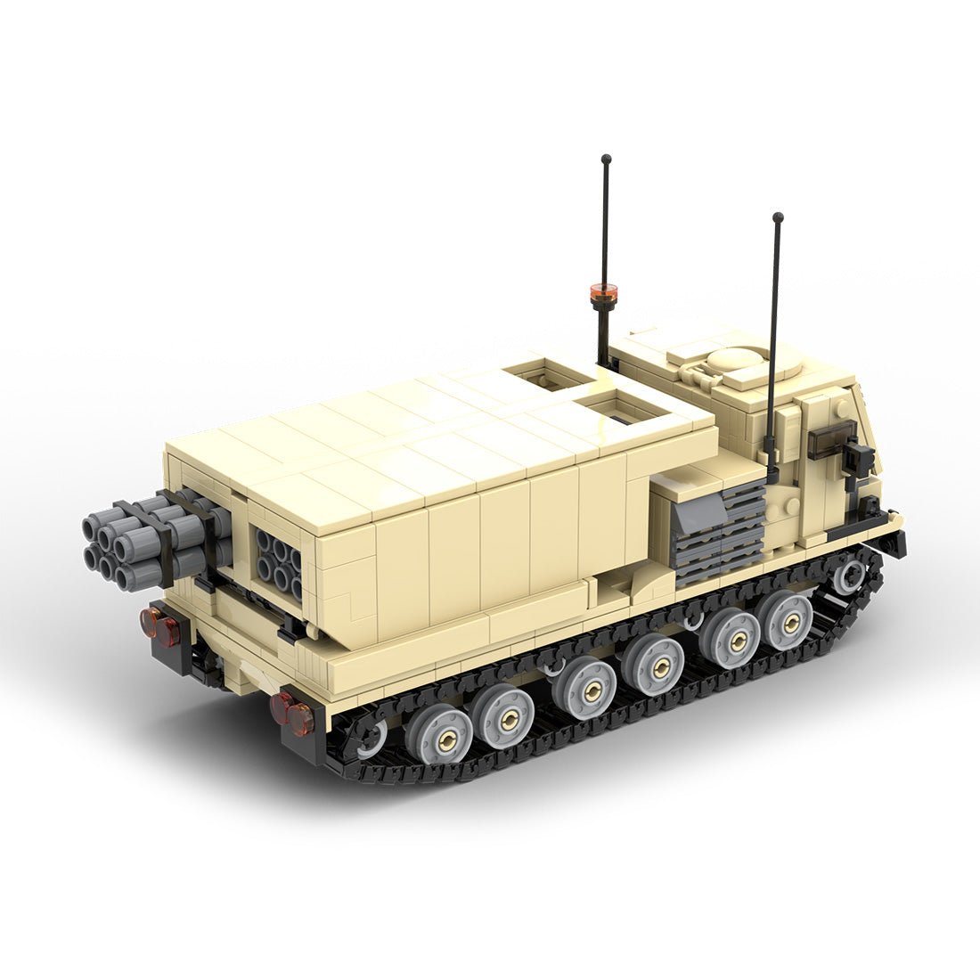 M270 Multiple Launch Rocket Armored Vehicle Klemmbausteine - LesDiy - Klemmbausteine