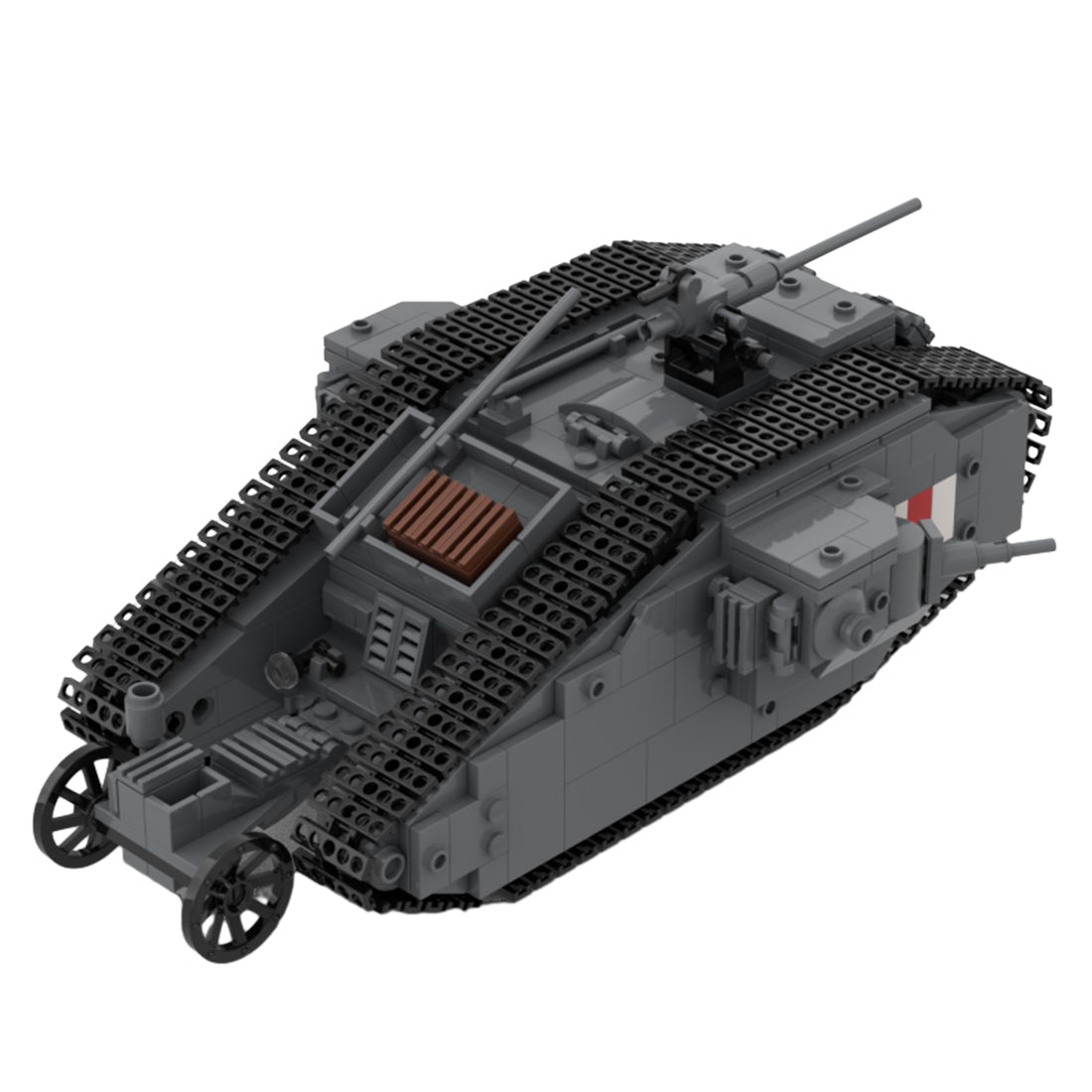 Mark - II - Militärpanzer Klemmbausteine - LesDiy - Klemmbausteine