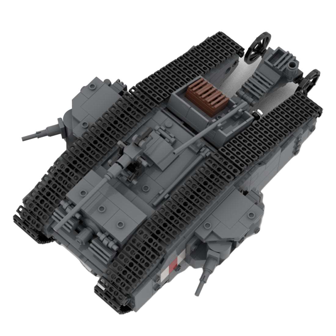 Mark - II - Militärpanzer Klemmbausteine - LesDiy - Klemmbausteine