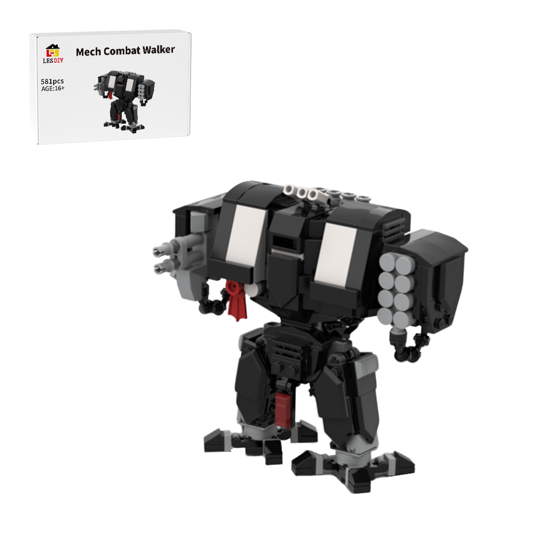 Mech Combat Walke Klemmbausteine - LesDiy - Klemmbausteine
