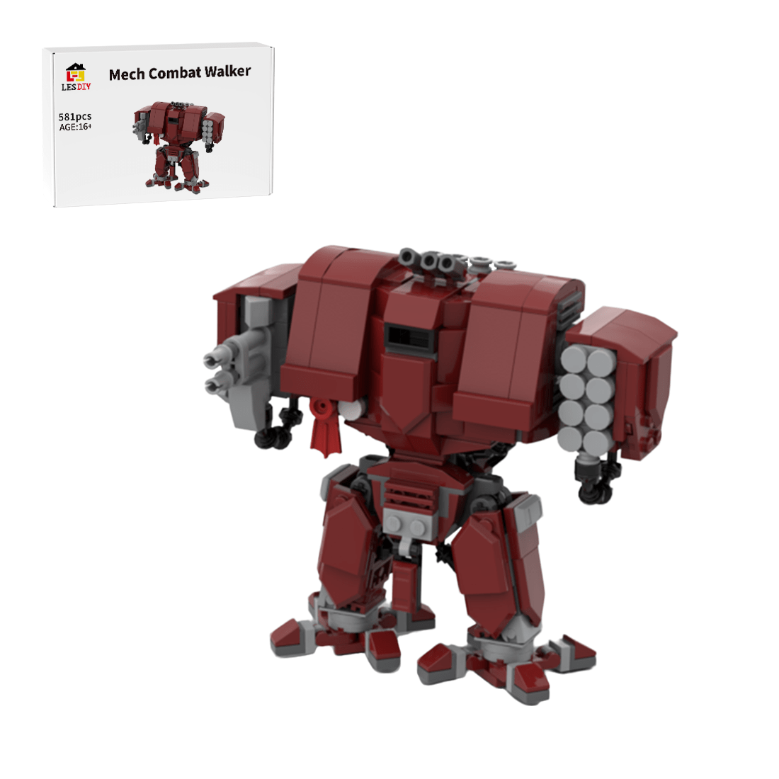 Mech Combat Walke Klemmbausteine - LesDiy - Klemmbausteine
