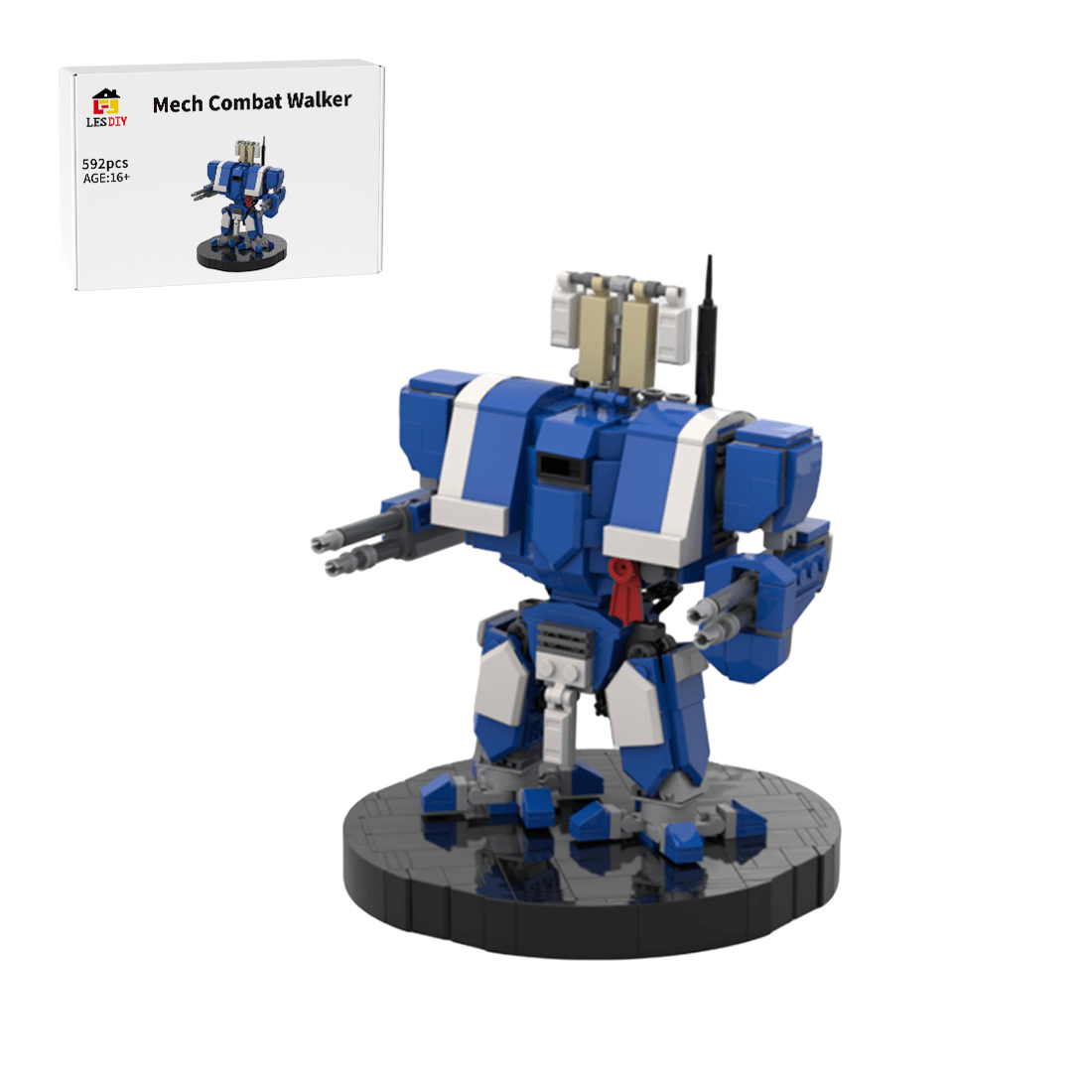 Mech Combat Walker Klemmbausteine - LesDiy - Klemmbausteine