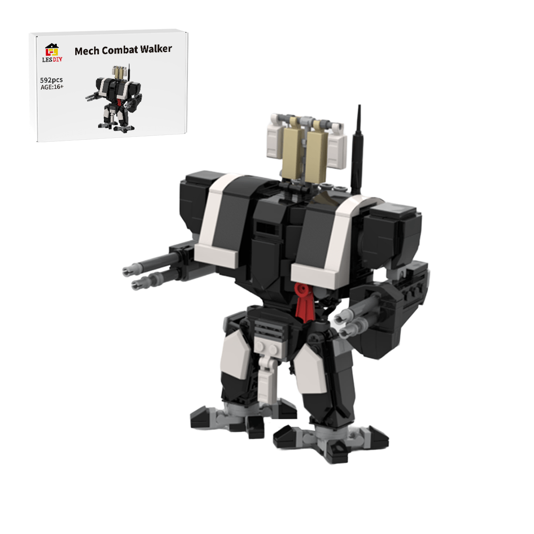 Mech Combat Walker Klemmbausteine - LesDiy - Klemmbausteine