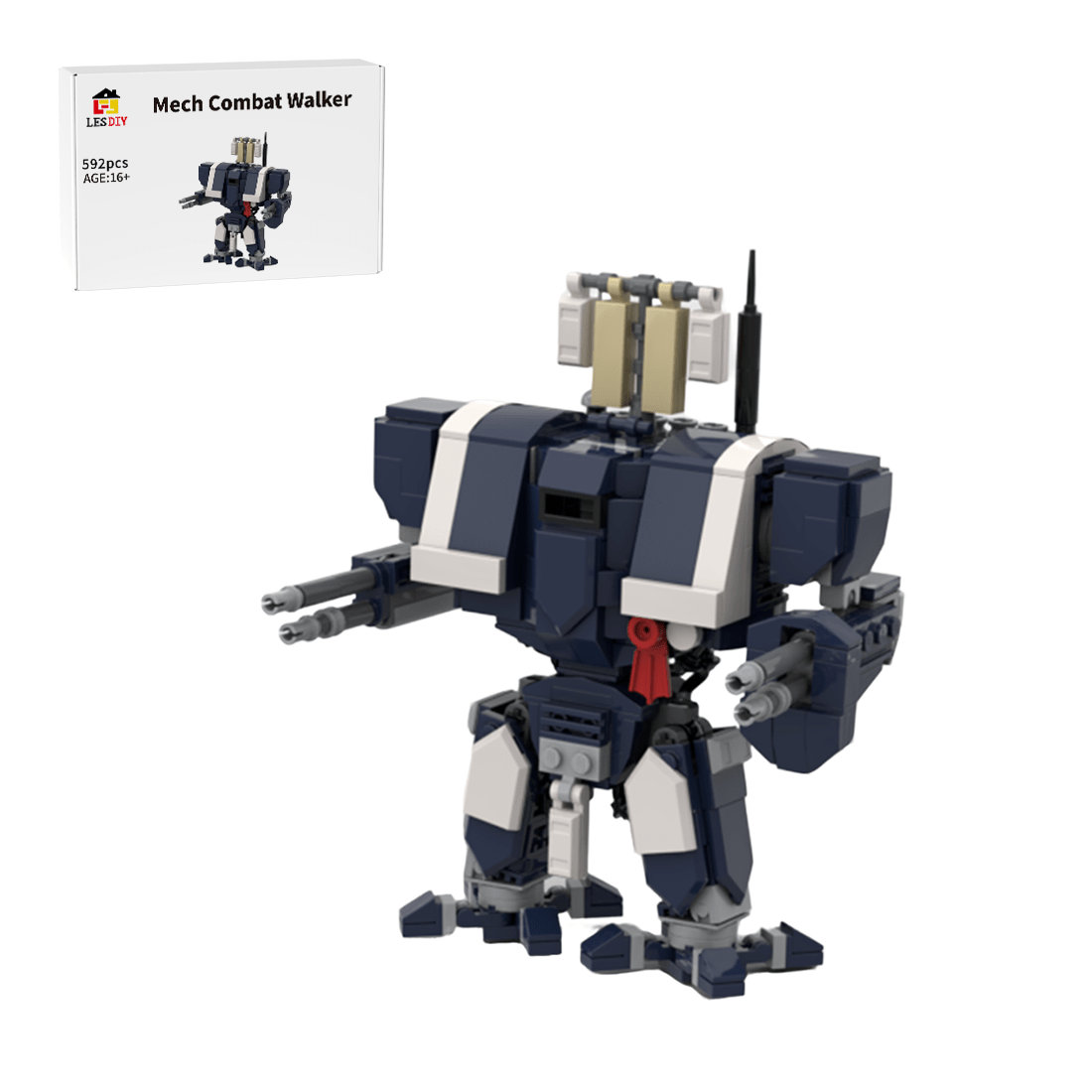 Mech Combat Walker Klemmbausteine - LesDiy - Klemmbausteine