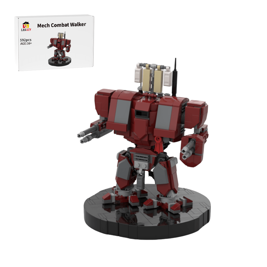 Mech Combat Walker Klemmbausteine - LesDiy - Klemmbausteine