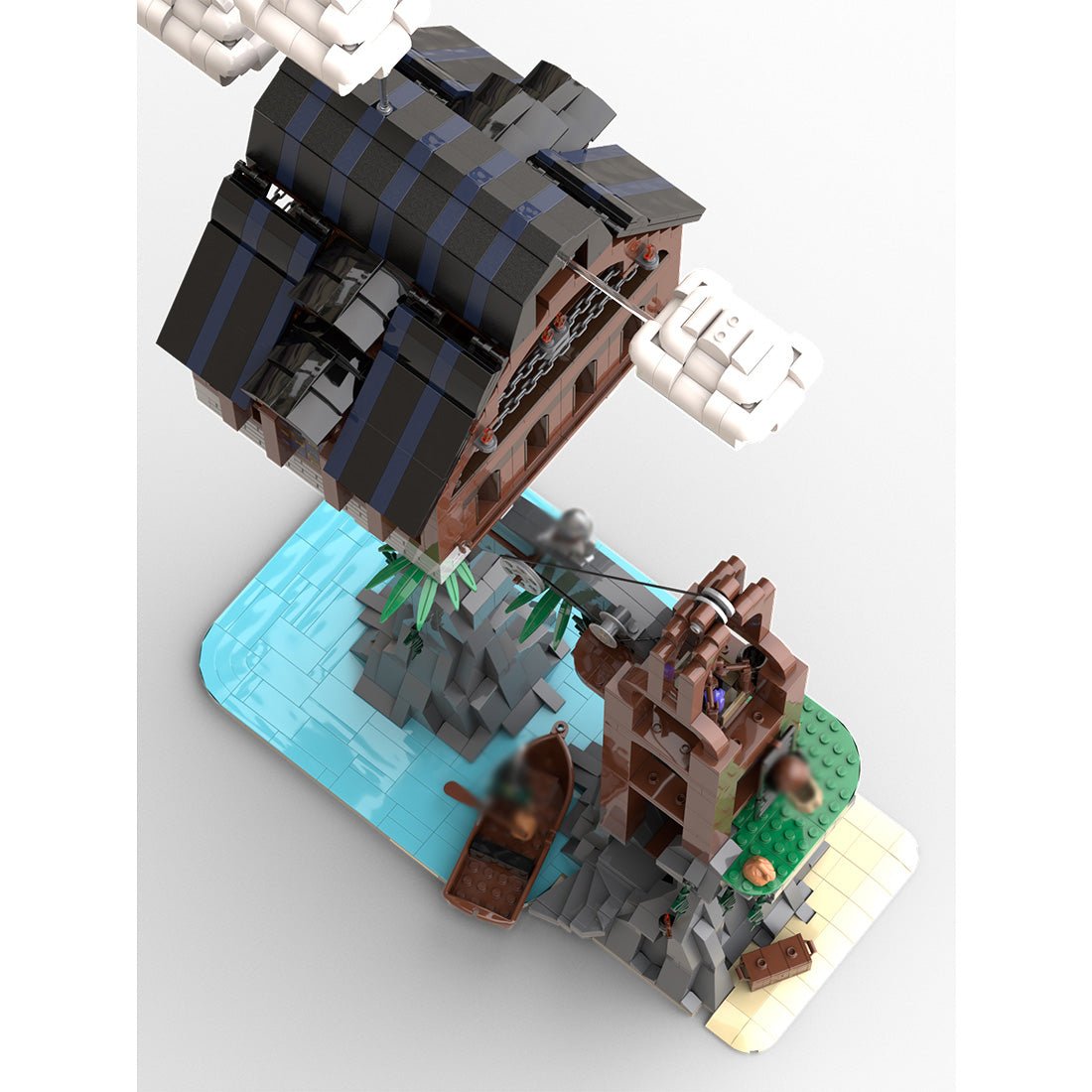 Medieval Cliffside Magic Chamber Klemmbausteine - LesDiy - Klemmbausteine