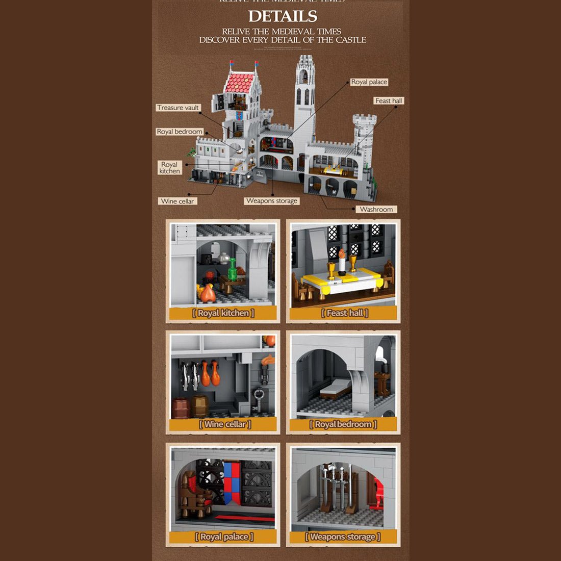 Medieval European classical Klemmbausteine - LesDiy - Klemmbausteine