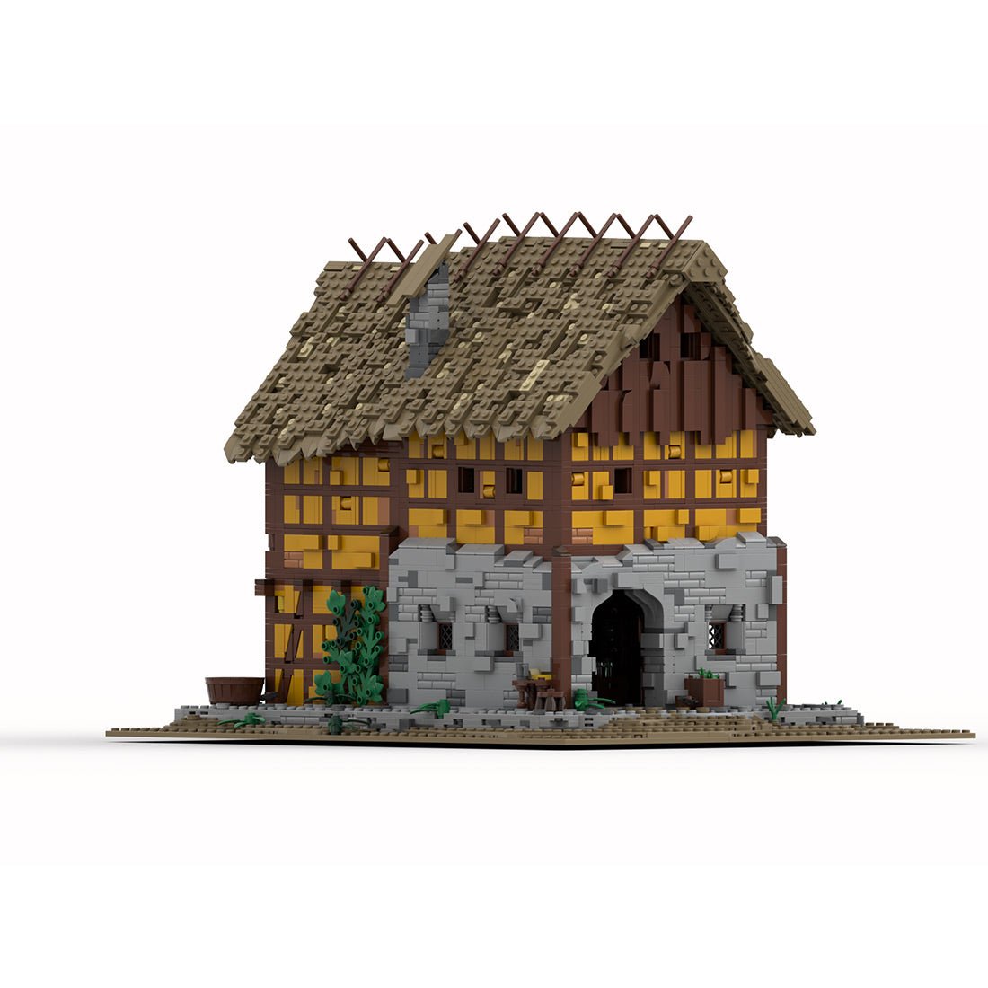 Medieval MOC Taylorsgreen Village Brewery Klemmbausteine - LesDiy - Klemmbausteine
