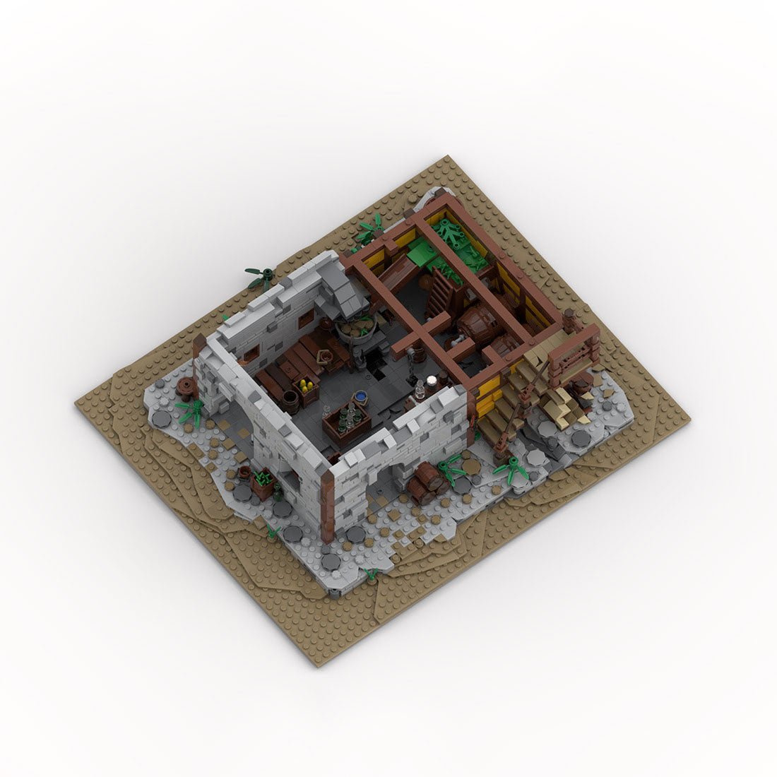 Medieval MOC Taylorsgreen Village Brewery Klemmbausteine - LesDiy - Klemmbausteine