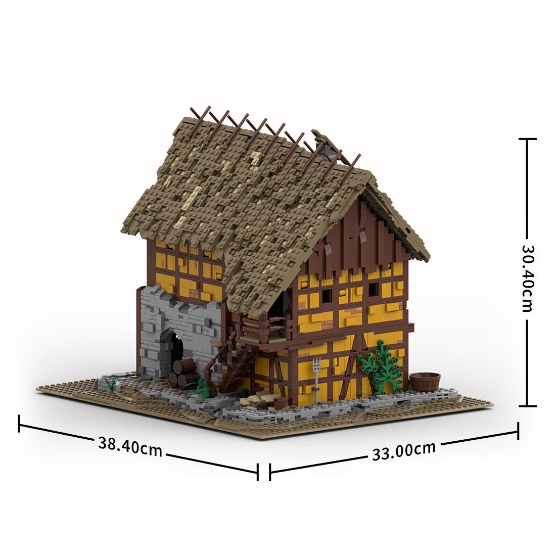 Medieval MOC Taylorsgreen Village Brewery Klemmbausteine - LesDiy - Klemmbausteine