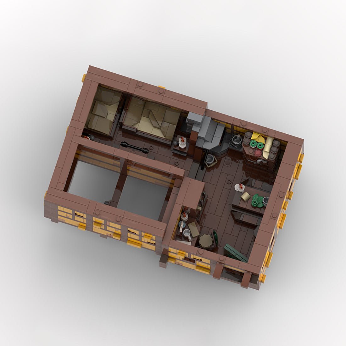 Medieval MOC Taylorsgreen Village Brewery Klemmbausteine - LesDiy - Klemmbausteine