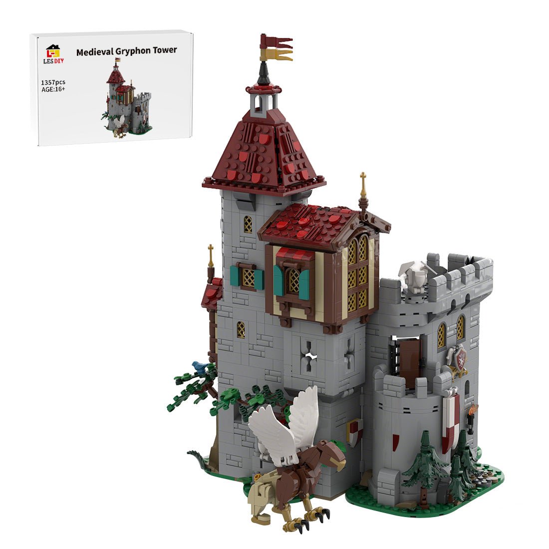 Medieval Modular Castle Tower Klemmbausteine - LesDiy - Klemmbausteine