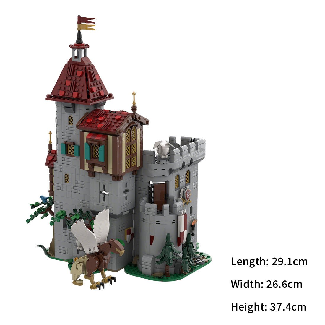 Medieval Modular Castle Tower Klemmbausteine - LesDiy - Klemmbausteine