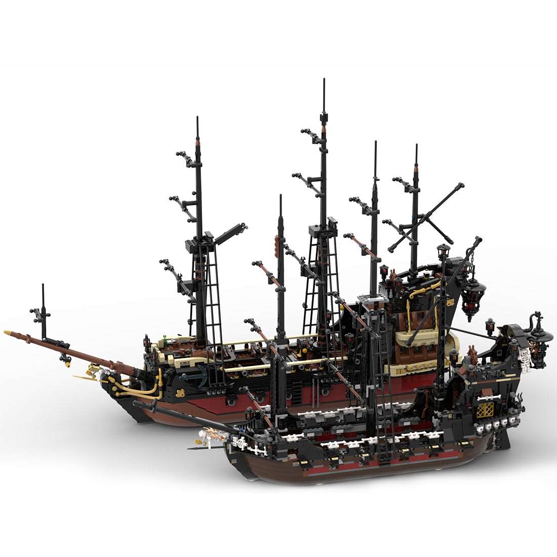 Medieval Pirate Ghost Ship Building Blocks MOC - LesDiy - Klemmbausteine