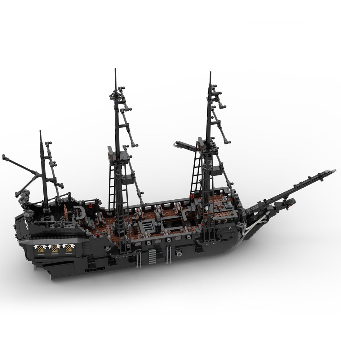Medieval Pirate Ghost Ship Building Blocks MOC - LesDiy - Klemmbausteine