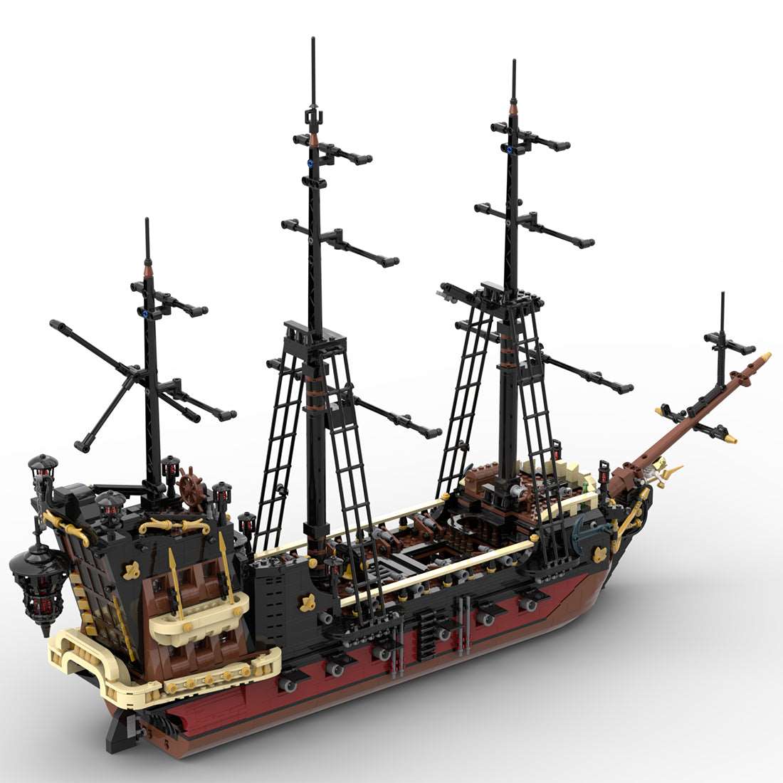 Medieval Pirate Ghost Ship Klemmbausteine - LesDiy - Klemmbausteine