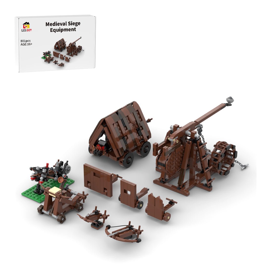 Medieval Siege Equipment Klemmbausteine - LesDiy - Klemmbausteine