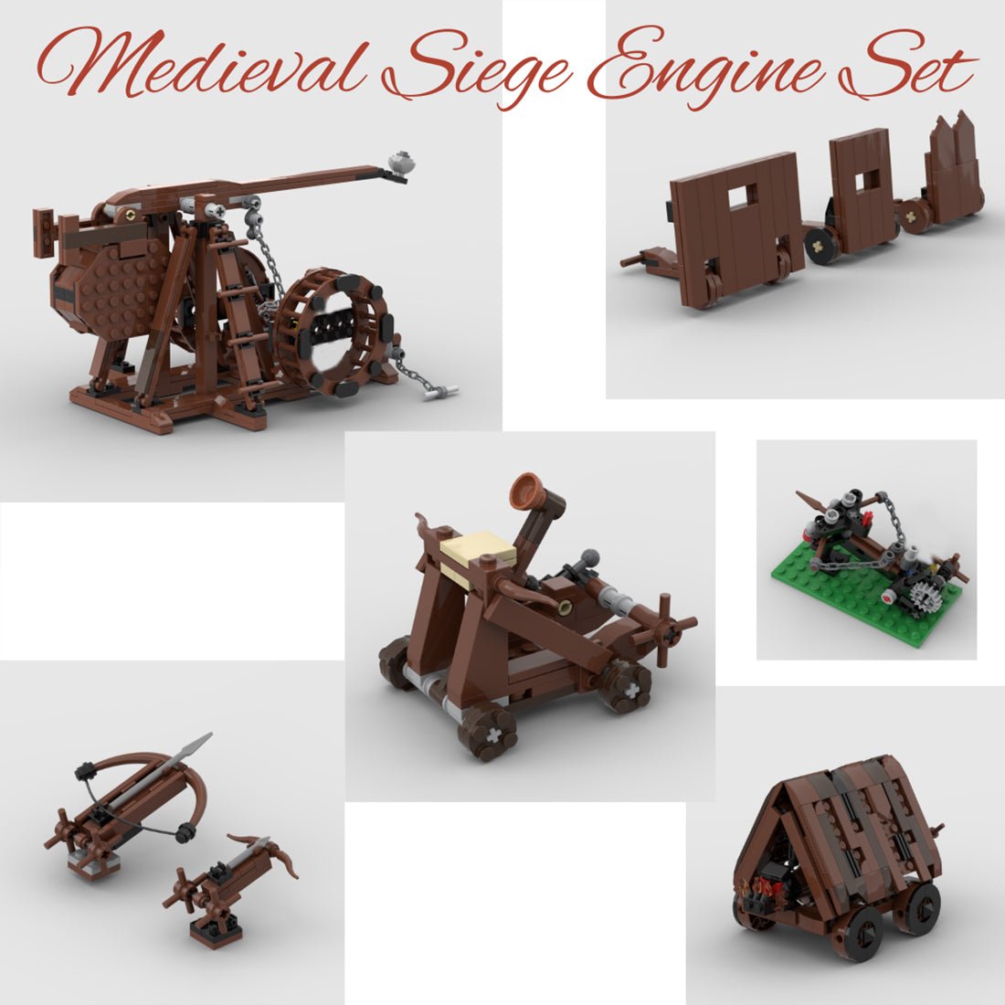 Medieval Siege Equipment Klemmbausteine - LesDiy - Klemmbausteine