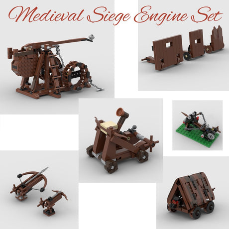 Medieval Siege Equipment Klemmbausteine - LesDiy - Klemmbausteine