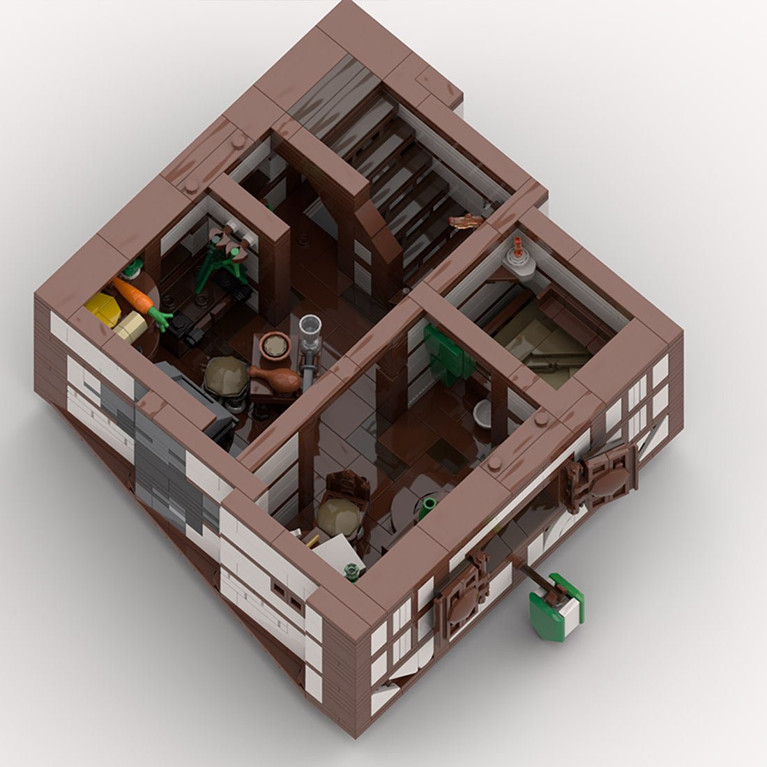 Medieval Taylorsgreen Village Tailoring Shop Klemmbausteine - LesDiyproduct_type##