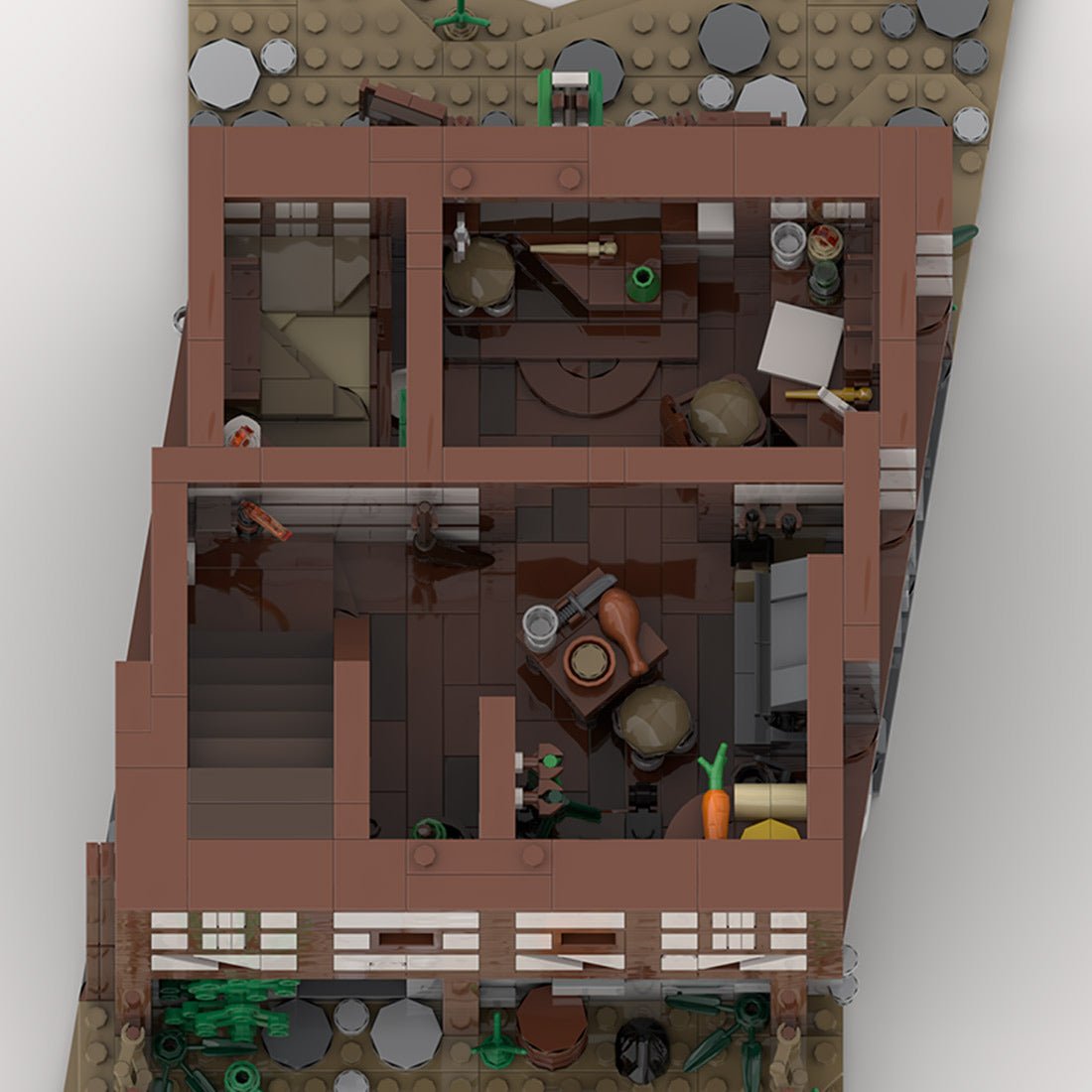 Medieval Taylorsgreen Village Tailoring Shop Klemmbausteine - LesDiyproduct_type##