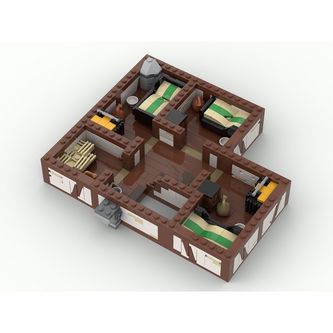 Medieval Taylorsgreen Village Tavern Inn Klemmbausteine - LesDiy - Klemmbausteine