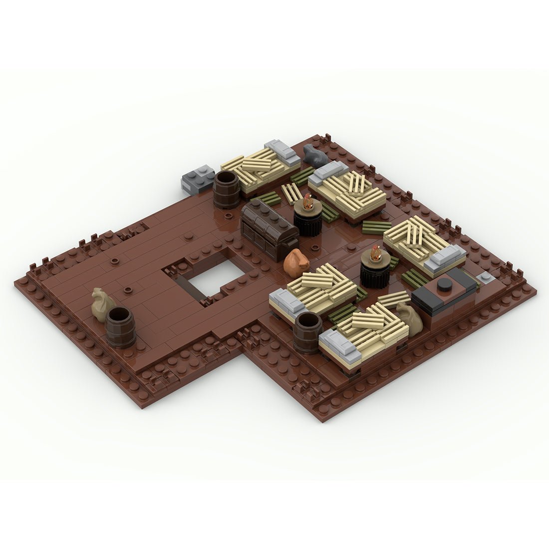 Medieval Taylorsgreen Village Tavern Inn Klemmbausteine - LesDiy - Klemmbausteine